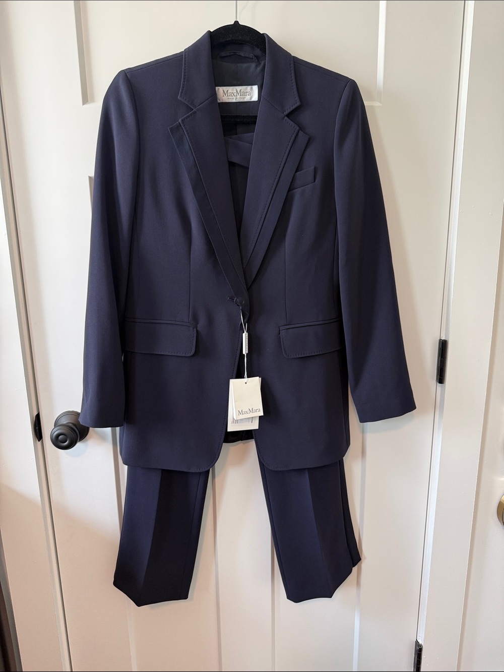 MaxMara Navy Tailored Women's Blazer and Trousers